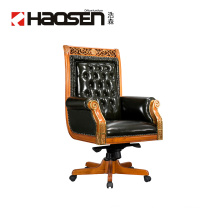 Haosen Rafflo K262 Low back luxury leather boss office chair